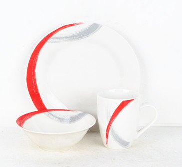 12 pcs dinner set porcelain dinnerware