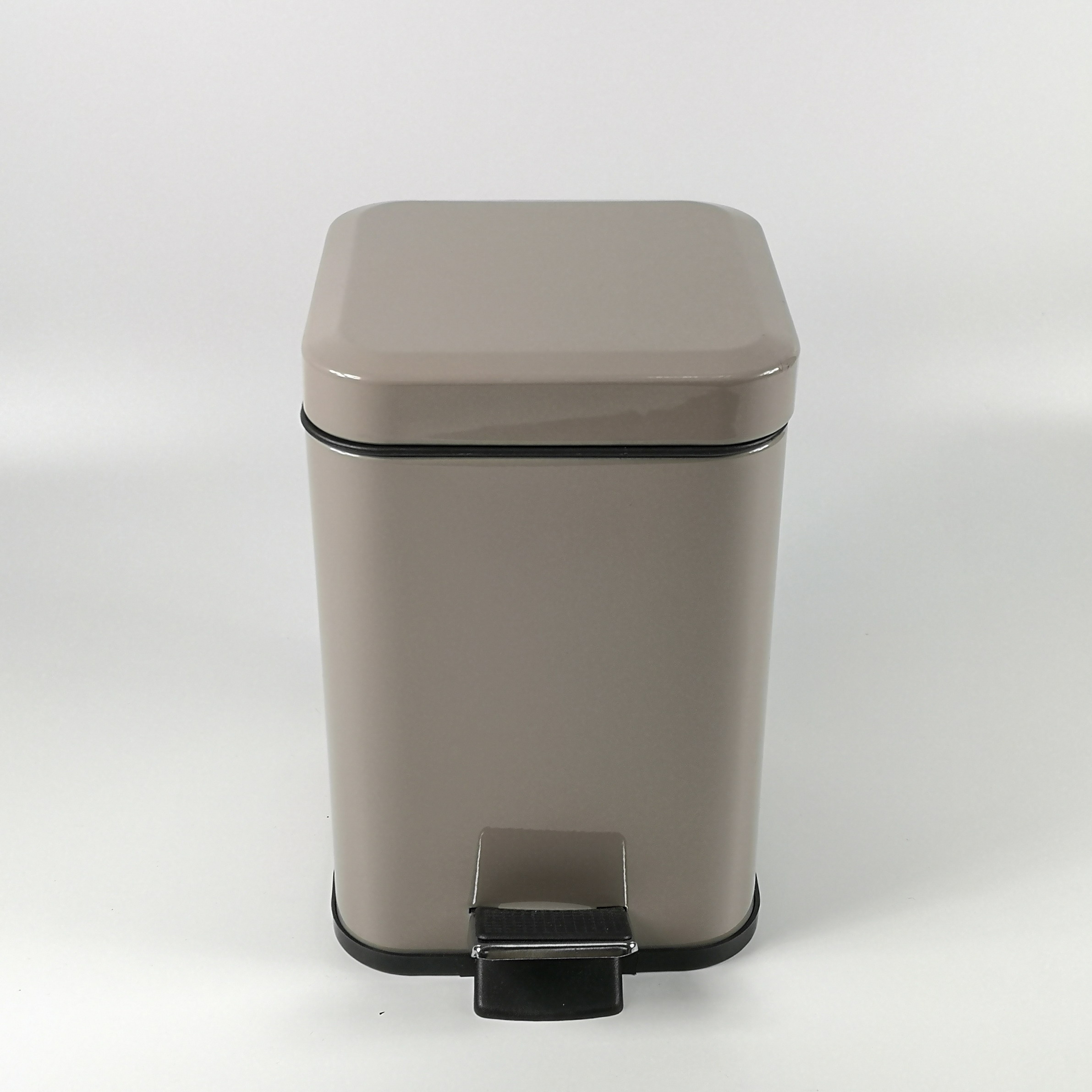 3L square pedal bin