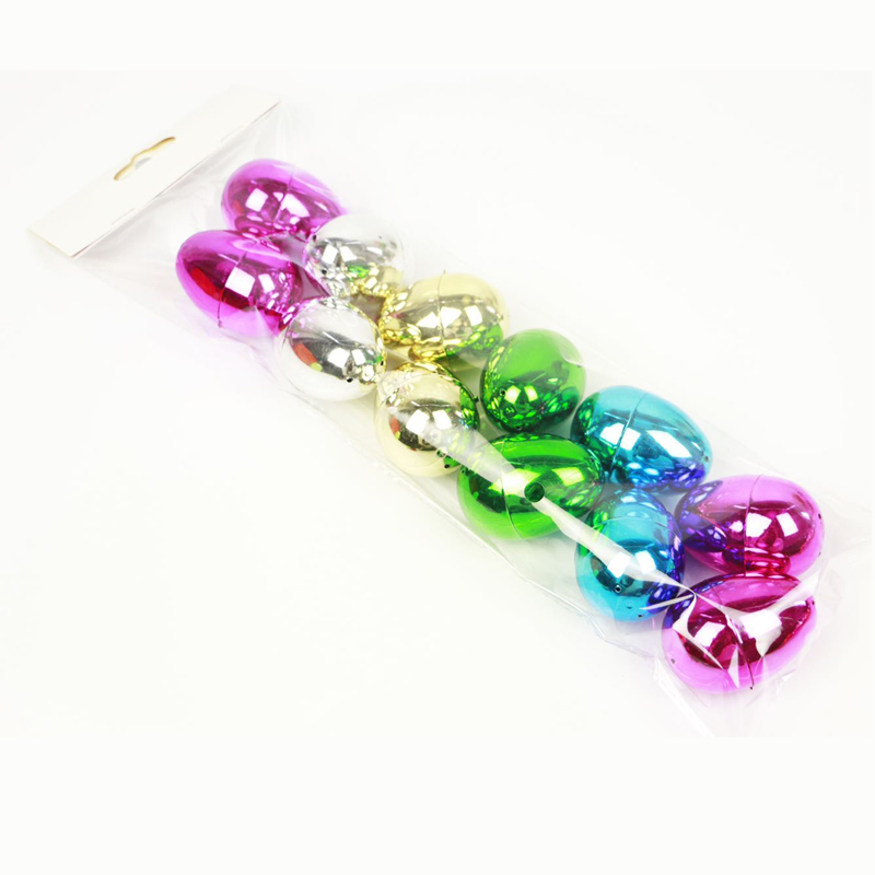 6cm( 2.5 Inch) Metallic Fillable Eggs