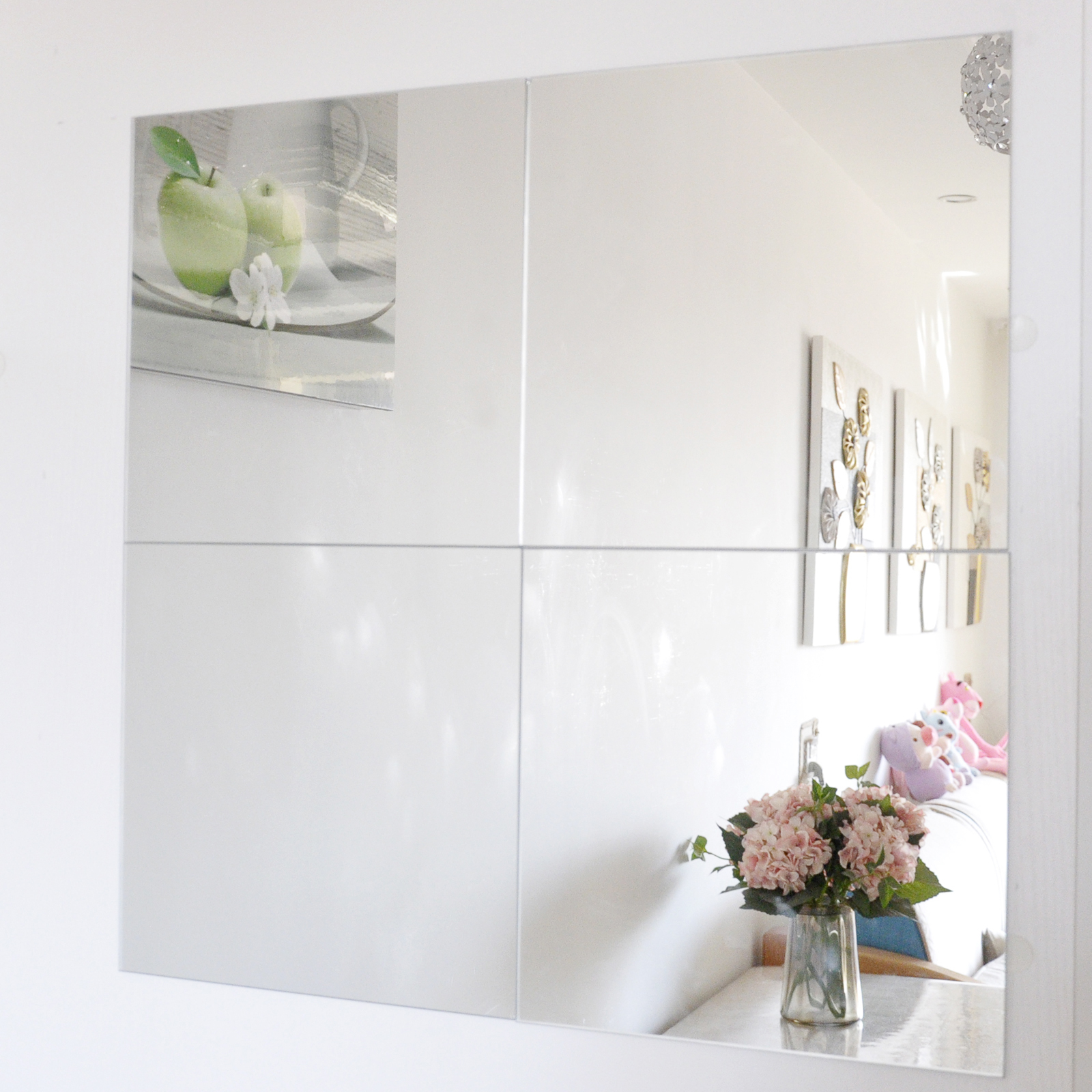 Frameless mirror