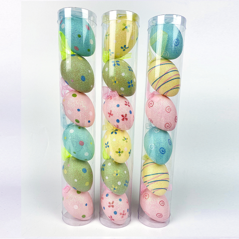 Plastic Glitter Fillable egg