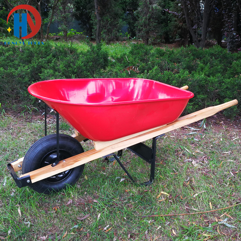 Wooden Handle Wheel Barrow