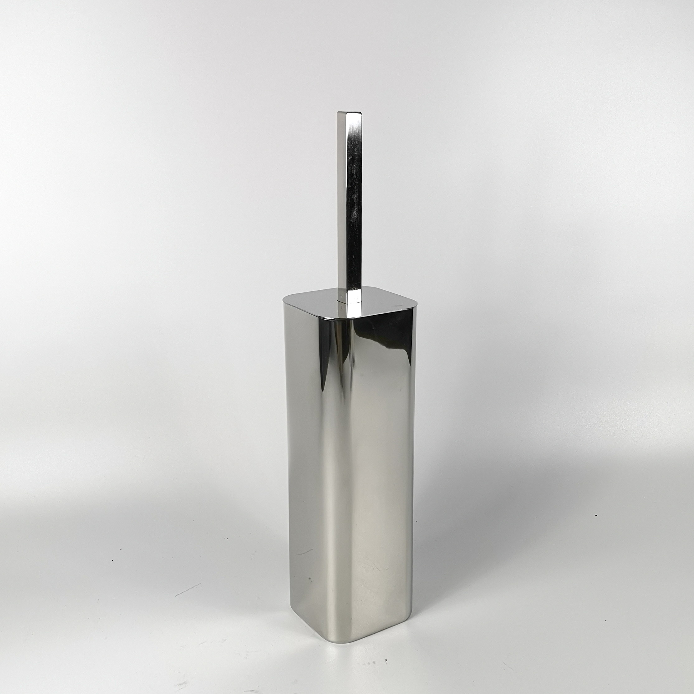 Stainless steel toilet brush holder