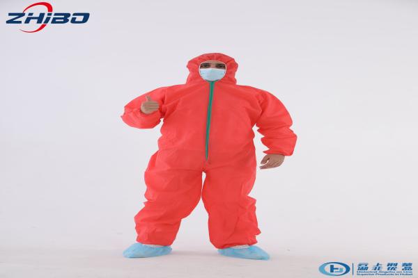 Waterproof protective coverall with hood