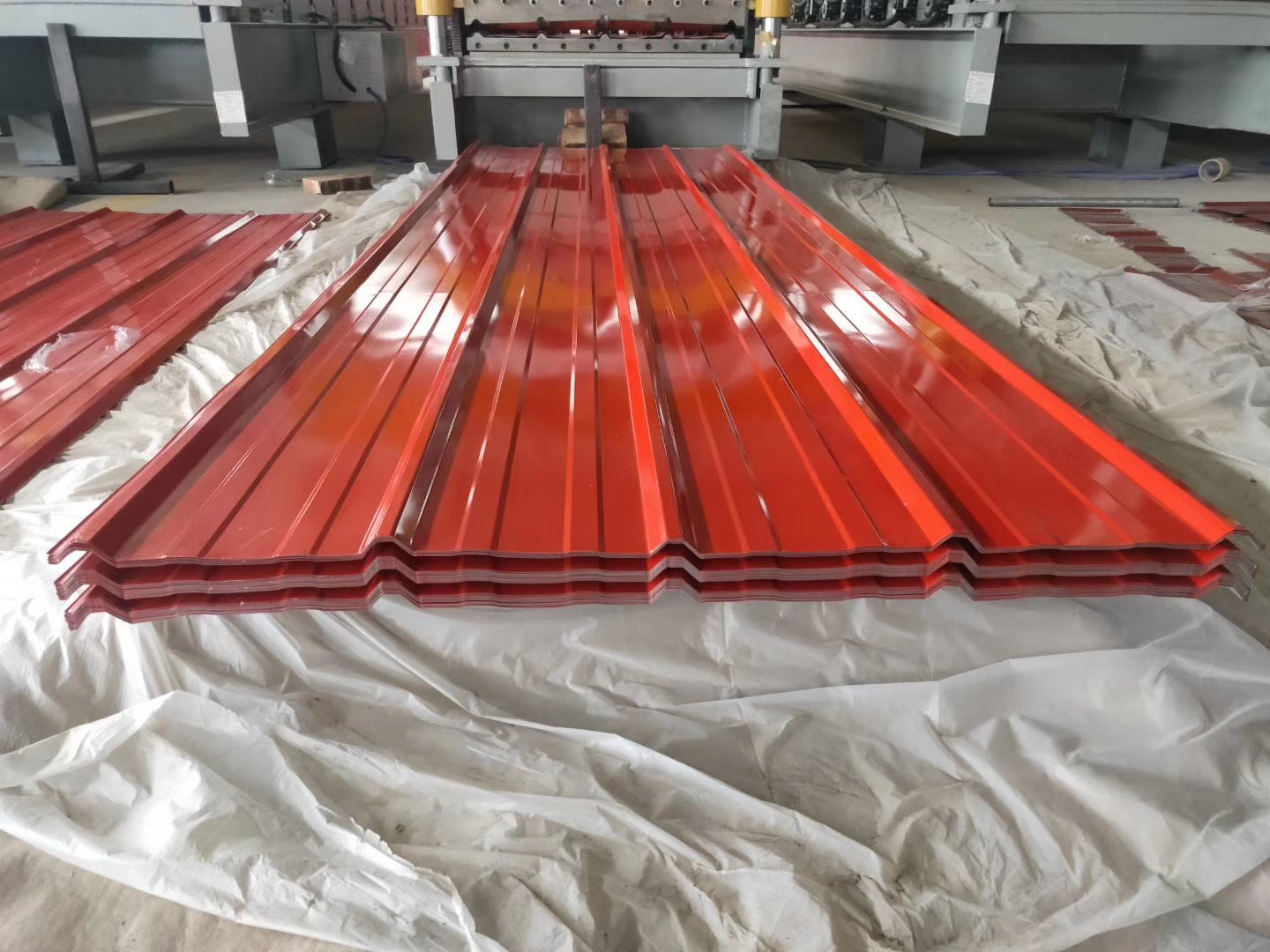 PPGI corrugated steel sheet