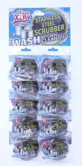 10pcs*15g stainless steel scourers